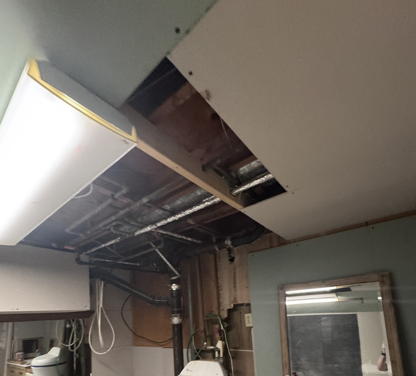 Bathroom before repair and update